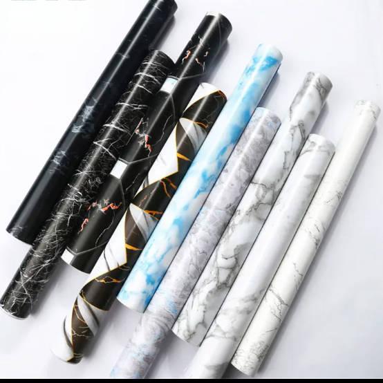 Self Adhesive Marble Wall Paper Roll Papel De Contacto De Marmol