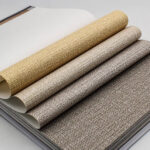 Custom European Design Textured PVC Wallcovering Home Waterproof Vinyl Wallpaper for Hotel Living Room