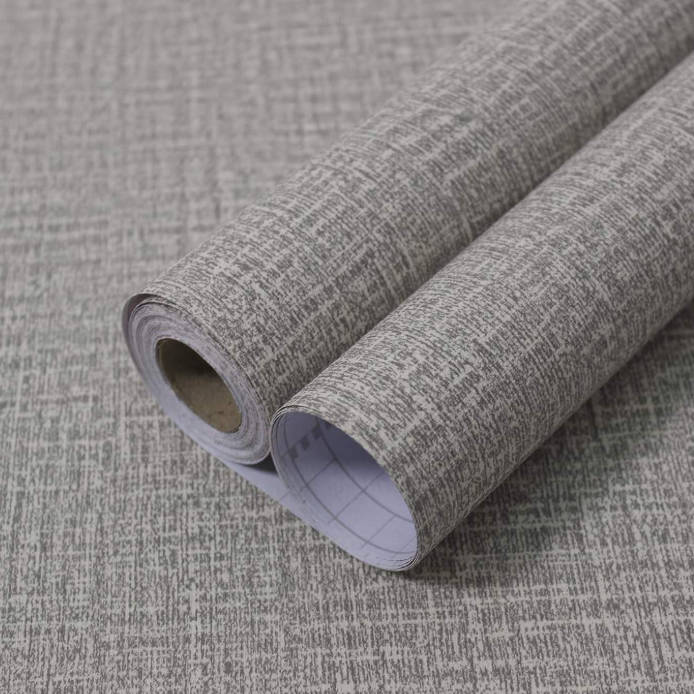 Linen Textured Wallpaper for Bedroom Cabinets Fabric Removable Vinyl PVC Self Adhesive Wallpaper
