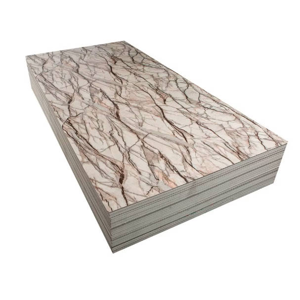 Customized Modern PVC UV Marble Wall Panel for Indoor Outdoor