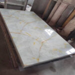 Soundproof High Quality UV PVC Plastic Marble Sheet for Modern TV Board