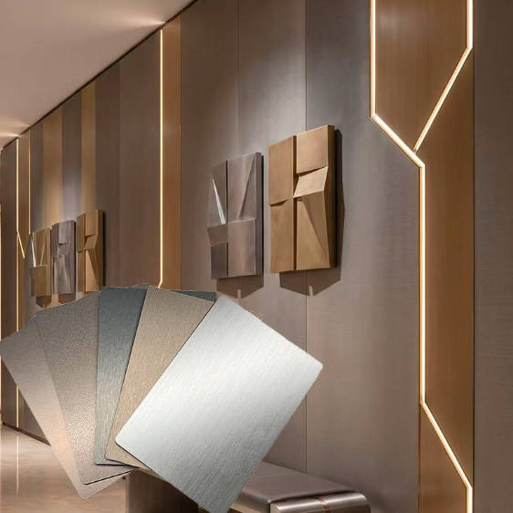 Customized Modern Bamboo Charcoal Wood Veneer Wall Panels for Wall Background